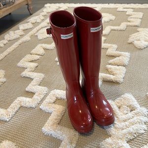 Red Hunter Rain Boots